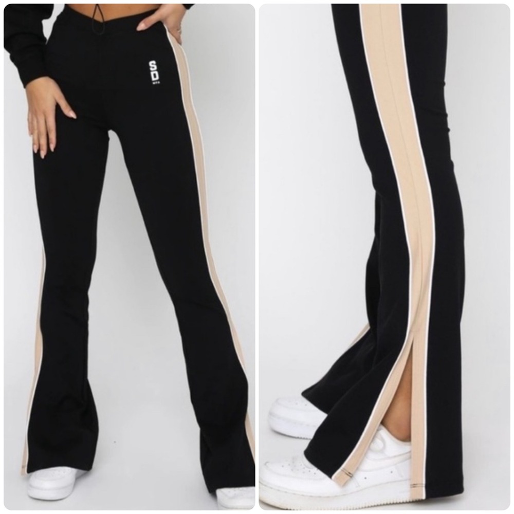 Sarahs Day x White Fox SDXWFA Womens Undercard Pants Flare Leggings Athleisure S